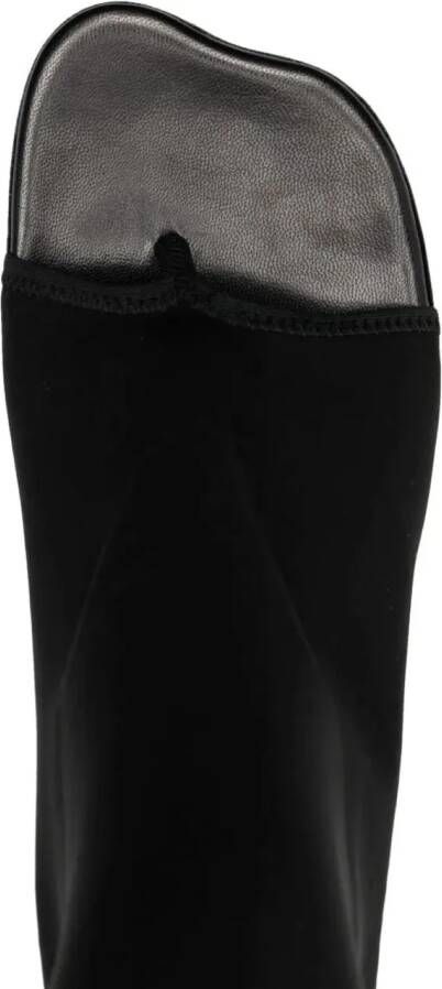 MM6 Maison Margiela Boots & laarzen Thigh High Boots Black in zwart