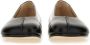 MM6 Maison Margiela Leather Ballerina in zwart - Thumbnail 1
