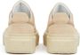 MM6 Maison Margiela Low-Top Sneakers Beige Calf Leather And Suede Sneakers in beige - Thumbnail 1