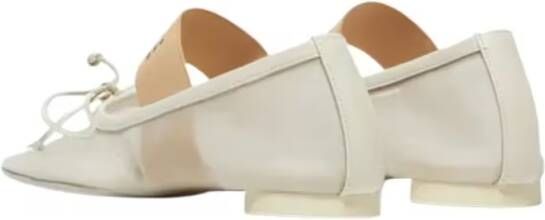 MM6 Maison Margiela Nylon Ballet Shoe in wit
