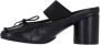 MM6 Maison Margiela Sandalen Anatomical Black Goat Leather Sandals With Bow Det in zwart - Thumbnail 1