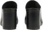 MM6 Maison Margiela Slippers & Mules Leather Mules in zwart - Thumbnail 1