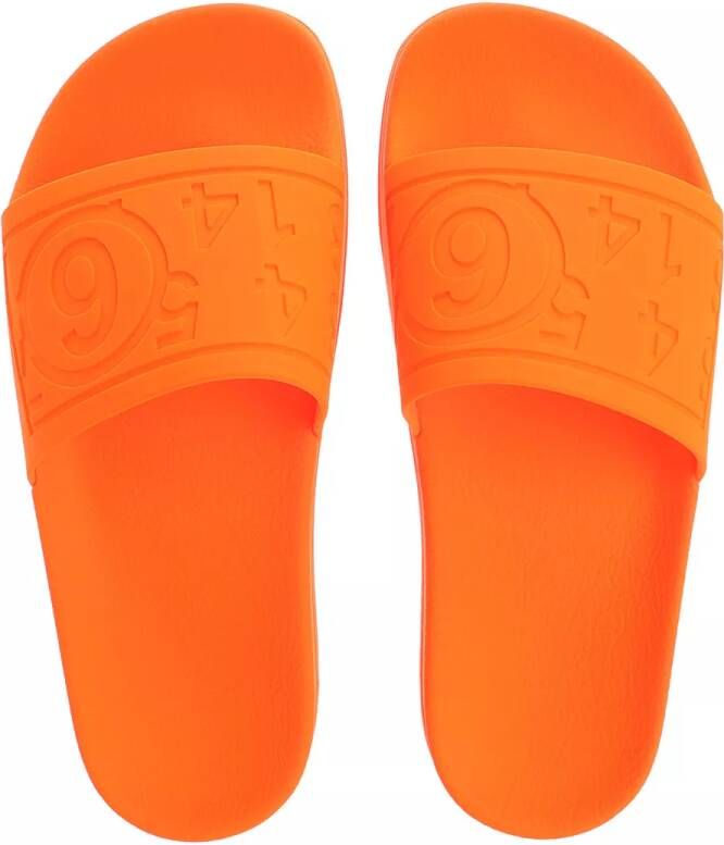 MM6 Maison Margiela Slippers Slipper in oranje