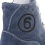 MM6 Maison Margiela Blauwe Suède Platform Sneakers Blue Dames - Thumbnail 2