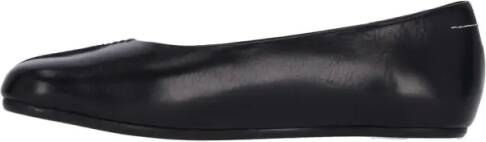 MM6 Maison Margiela "Stitch-Out" Ballerinas Black in zwart