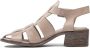 Moma Sandalen Open Toe Sandals With Ankle Strap in beige - Thumbnail 1