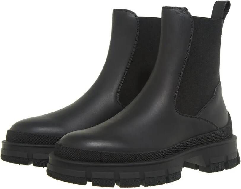 Moncler Boots & laarzen Hevea Chelsea Leather Boots in zwart