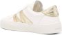 Moncler Low-Top Sneakers Ecru Sneakers With Contrasting Branded Heel in beige - Thumbnail 1