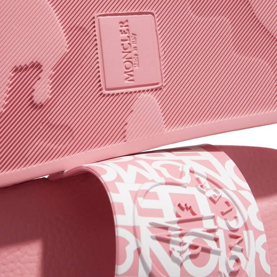 Moncler Sandalen Pool Slides in poeder roze