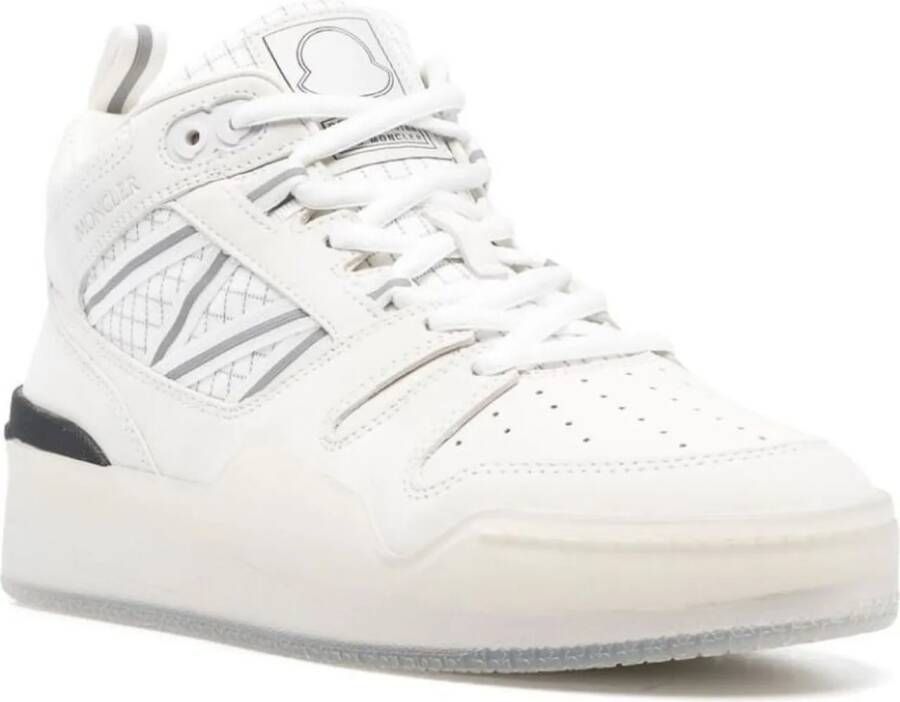 Moncler Low-Top Sneakers Pivot Mid Logo Sneakers in wit