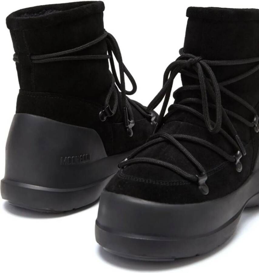 Moonboot Boots Luna Boot Suede Lab69 in zwart