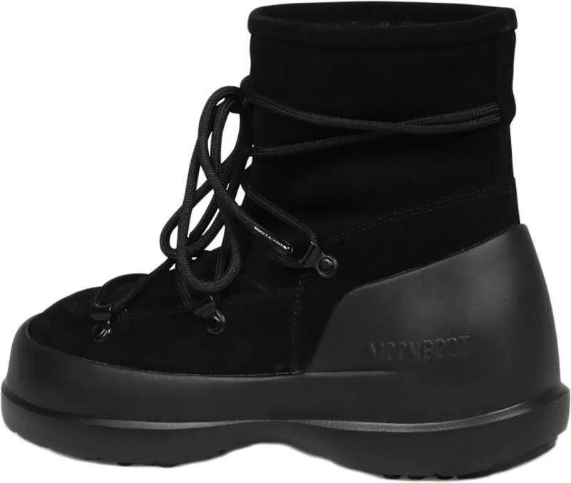 Moonboot Boots Luna Suede Boot in zwart