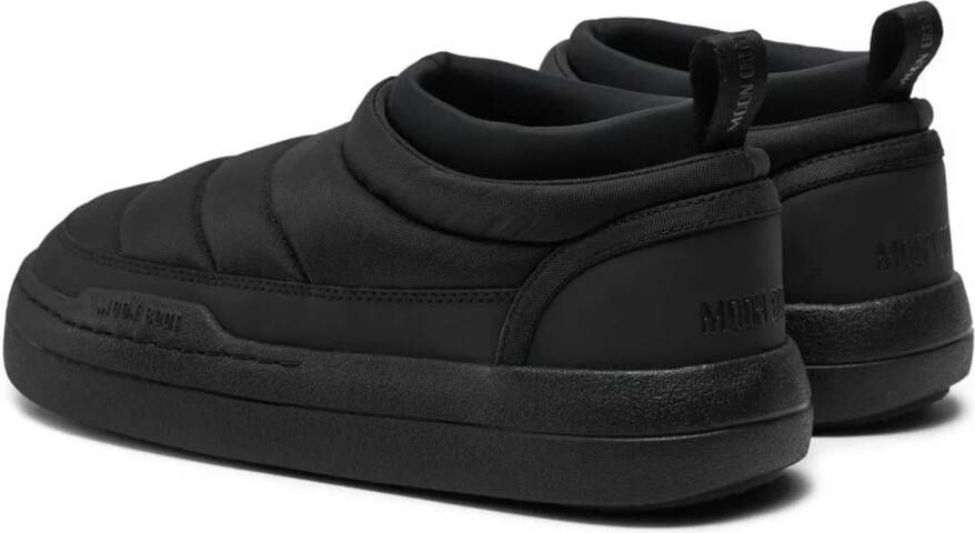 Moonboot Low-Top Sneakers Park Soft Nylon Slip-On Sneakers in zwart