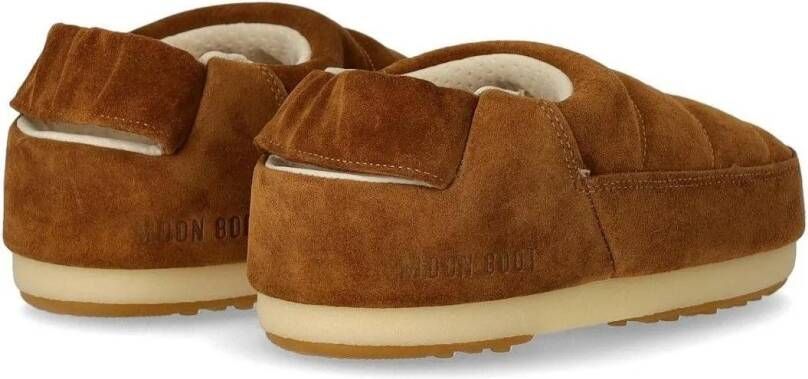 Moonboot Low-Top Sneakers Evolution Logo Band Sandals in bruin