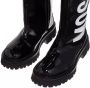 Moschino Boots & laarzen Stivaled Brick Patent in zwart - Thumbnail 1