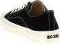 Moschino Low-Top Sneakers Canvas Sneakers in zwart - Thumbnail 1