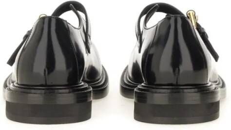 Moschino "Olive" Moccasin in zwart