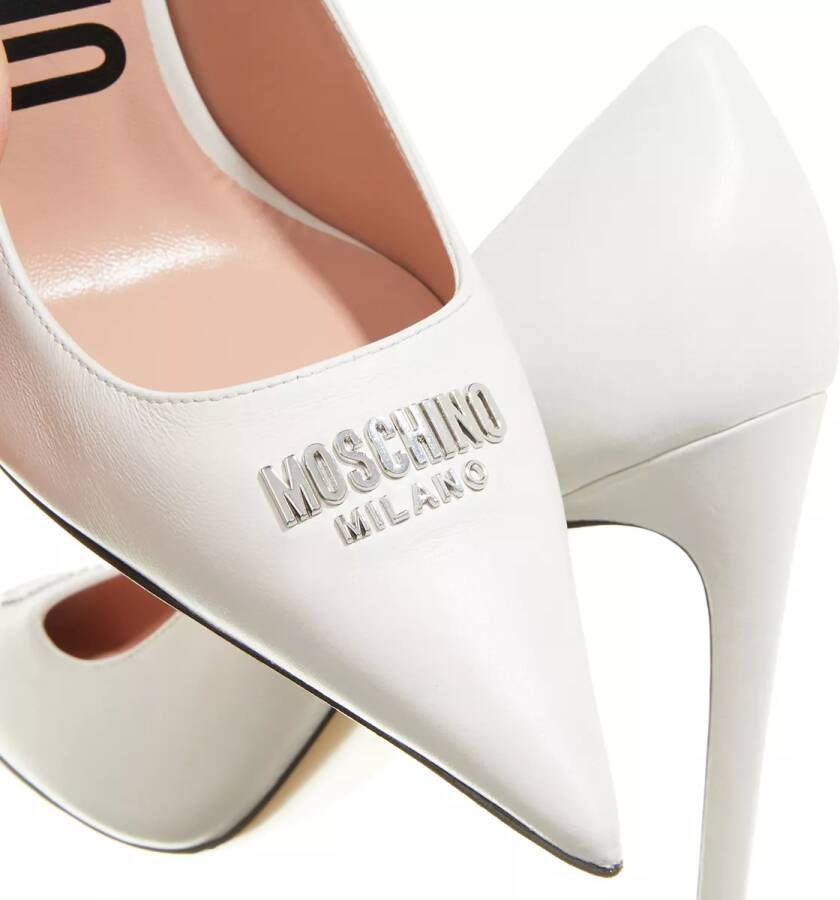 Moschino Pumps & high heels Plate Pump in wit