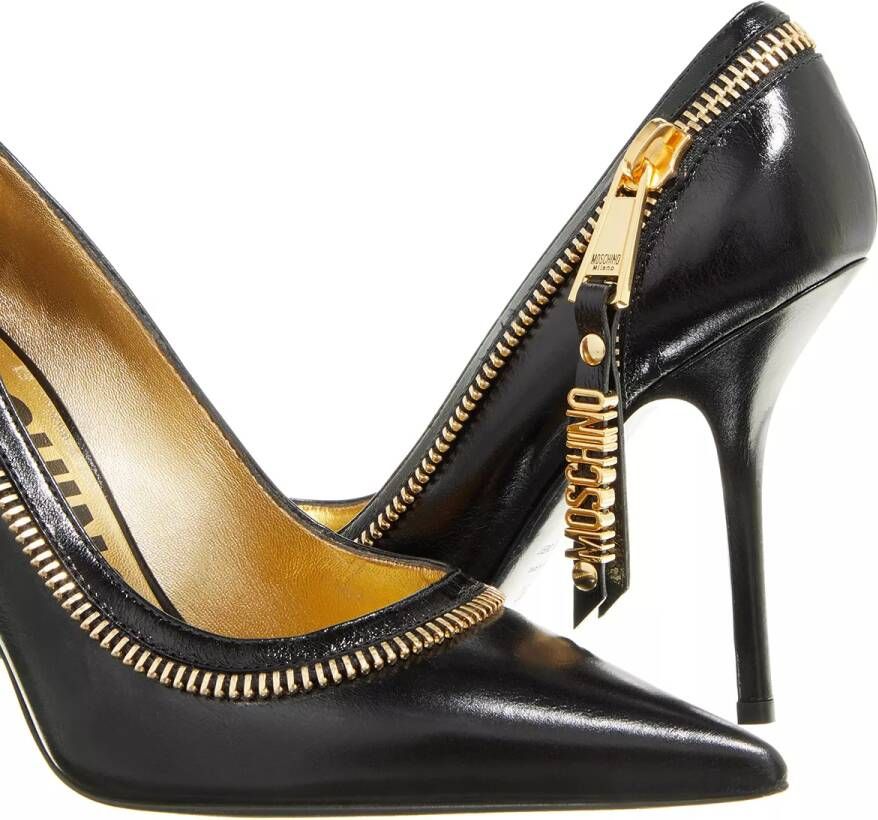 Moschino Pumps & high heels Zipper Detail Pump in zwart