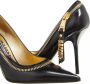 Moschino Pumps & high heels Zipper Detail Pump in zwart - Thumbnail 1
