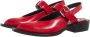 Moschino Sandalen Big Buckles in rood - Thumbnail 1