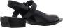 Moschino Sandalen Big Buckles in zwart - Thumbnail 1