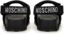 Moschino Sandalen Black Leather Sandals in zwart - Thumbnail 1