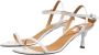 Moschino Sandalen Buckled Bow in wit - Thumbnail 1