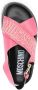 Moschino Roze Casual Open Platte Sandalen Pink Dames - Thumbnail 2