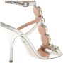 Moschino Sandalen Sandals Silver in zilver - Thumbnail 2