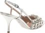 Moschino Sandalen Sandals Silver in zilver - Thumbnail 2