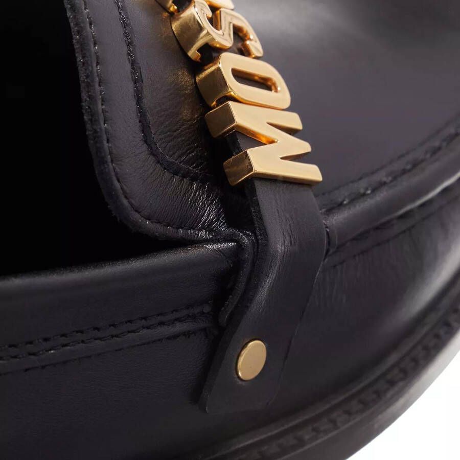 Moschino Loafers met logoplakkaat Zwart - Foto 2