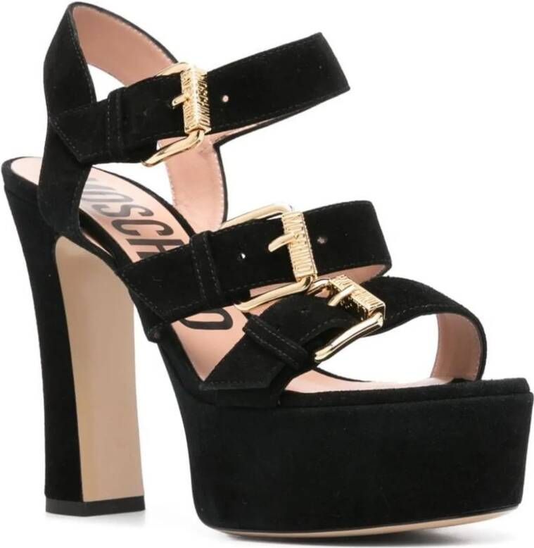 Moschino Slippers & Mules Sandals Black in zwart