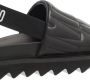 Moschino Slippers San Lod Fussbett50 Nappa in zwart - Thumbnail 1