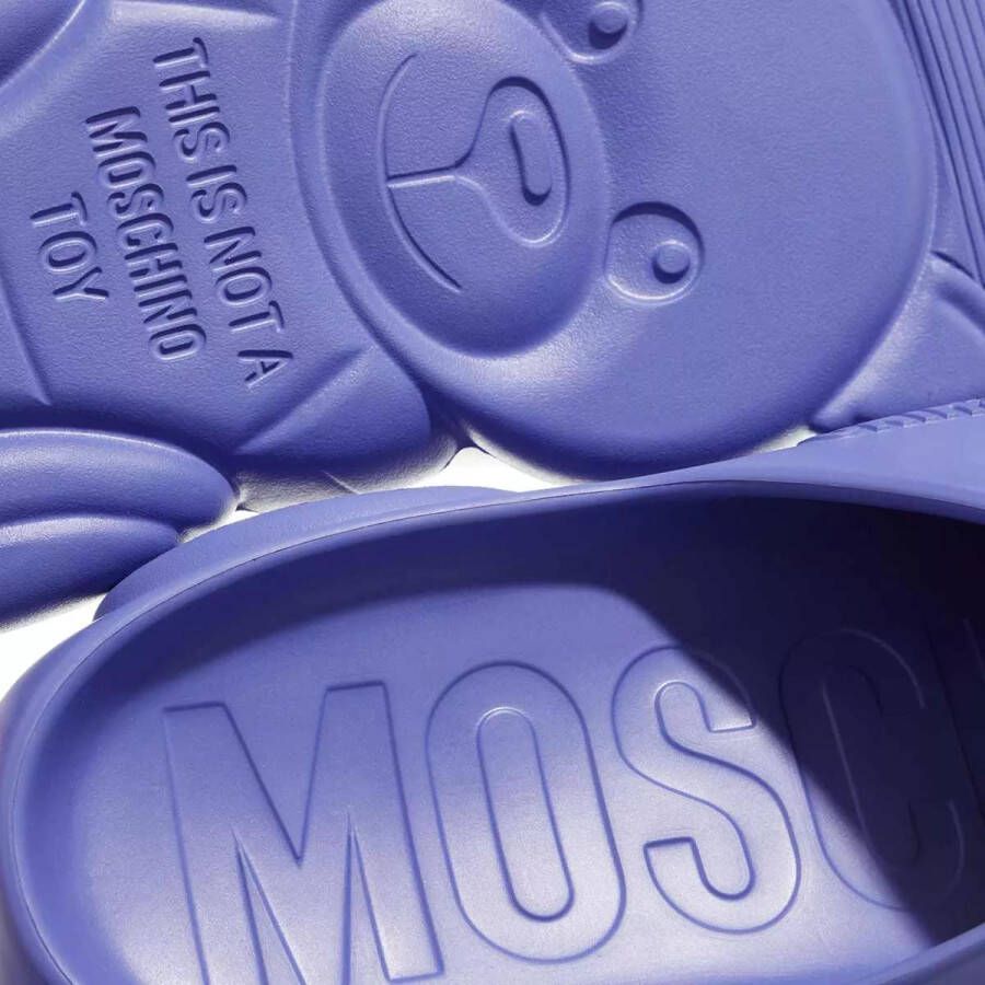Moschino Slippers Scarpad.Rubber30 Gomma in paars