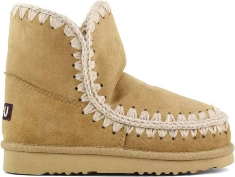 MOU Vachtlaarzen Dames Eskimo 18 Glitter Logo Maat: 39 Materiaal: Suède Kleur: Beige - Foto 18