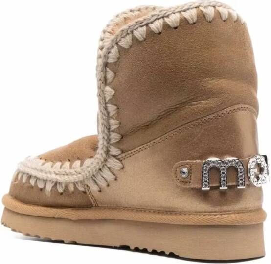 Mou Boots Eskimo 18 Rhinestones Boot in bruin
