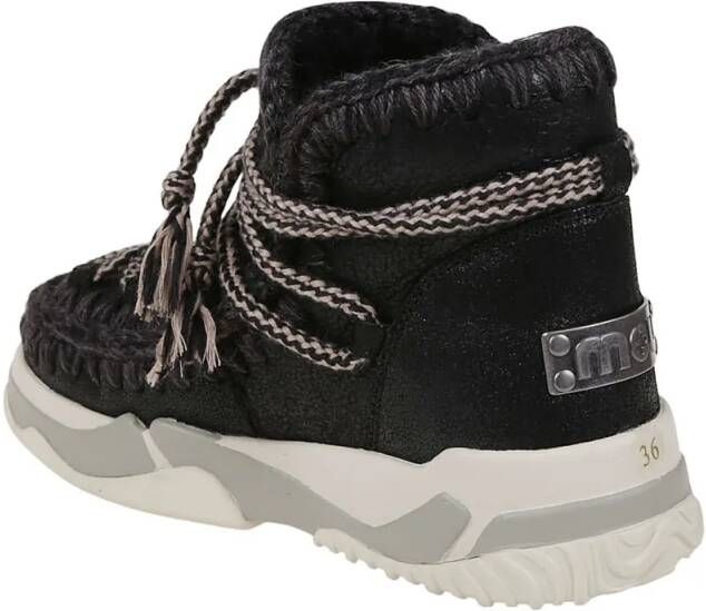 Mou Boots Trainer # 02 Scoubidoo Lace in zwart