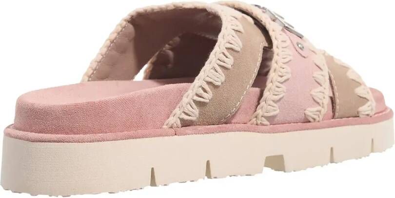 Mou Sandalen Bio Sandal Bicolor Metal Log in beige