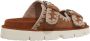 MOU Slippers Dames New Bio Maat: 37 Materiaal: Suède Kleur: Cognac - Thumbnail 4