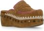 Mou Sandalen Brown Suede Leather Sabot in bruin - Thumbnail 1