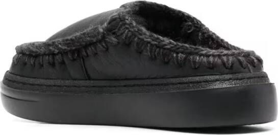 Mou Sandalen Eskimo Bold Clog Slipers in zwart