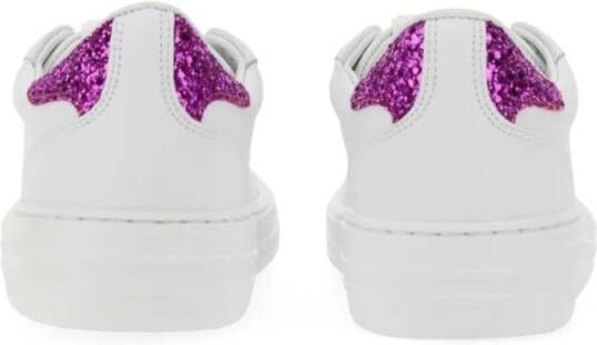 MSGM Low-Top Sneakers Iconic Cupsole Sneaker in wit