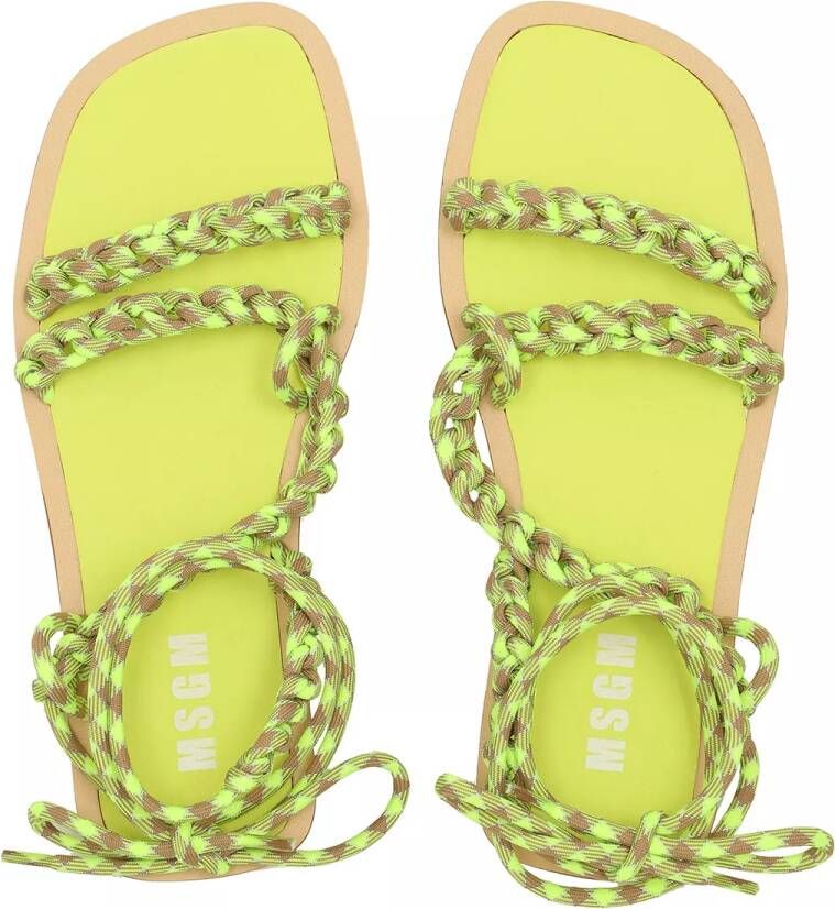 MSGM Sandalen Sandals in geel