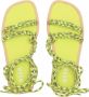 MSGM Sandalen Sandals in geel - Thumbnail 1