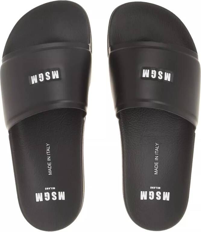 MSGM Sandalen Slides in zwart