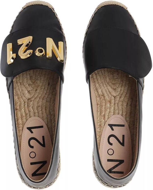 N°21 Espadrilles Sandal in zwart