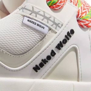 Naked Wolfe Sneakers Slider in wit