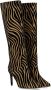Ncub Boots Bit Beige Zebra Print High Boot in beige - Thumbnail 2