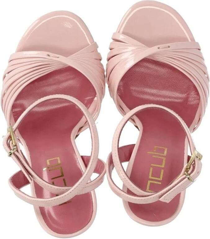 Ncub Sandalen VENTAGLIO ROSA SANDALE MIT ABSATZ in poeder roze